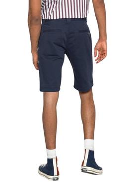 Bermuda Tommy Jeans Scanton Chino Azul Marinho Homem