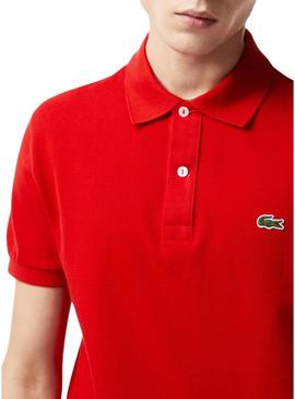 Polo Lacoste Basico Vermelho Homem