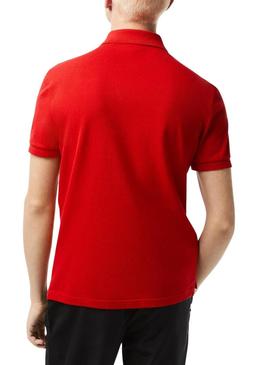 Polo Lacoste Basico Vermelho Homem