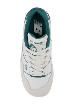 Sapatilhas New Balance 550 Branco Verde Crianças
