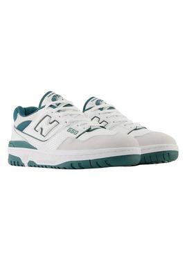 Sapatilhas New Balance BB550 Branco Verde Mulher