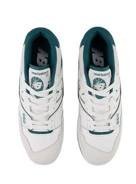 Sapatilhas New Balance BB550 Branco Verde Mulher