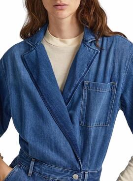 Jumpsuit Largo Pepe Jeans Soleil Denim para Mulher