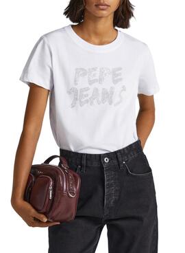 T-Shirt Pepe Jeans Bria Branco para Mulher