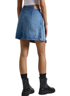 Saia Denim Pepe Jeans Evy para Mulher