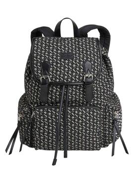 Mochila Pepe Jeans Miranda Jacquard Preto Homem