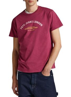 T-Shirt Pepe Jeans Waddon Vermelho para Homem