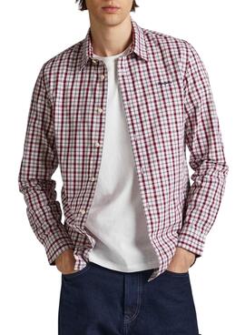 Camisa Pepe Jeans Cunningham Vermelho para Homem