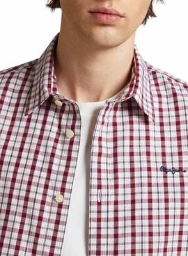 Camisa Pepe Jeans Cunningham Vermelho para Homem