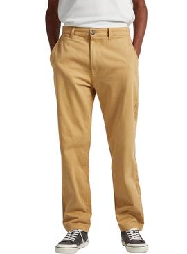 Calças Pepe Jeans Nils Chino Amarelo Homem