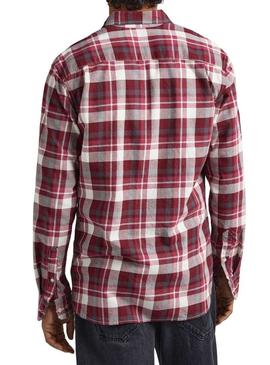 Camisa Pepe Jeans Cressing Vermelho para Homem