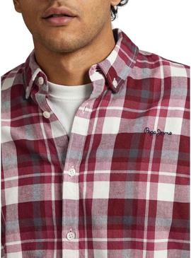 Camisa Pepe Jeans Cressing Vermelho para Homem