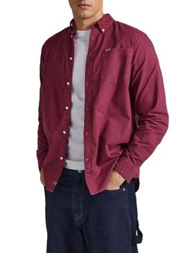 Camisa Pepe Jeans Fábio Vermelho para Homem