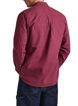 Camisa Pepe Jeans Fábio Vermelho para Homem