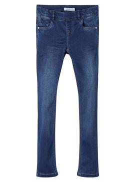 Calças Name It Polly Skinny Denim para Menina