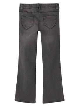 Calças Name It Poly Skinny Booot Cinza para Menino