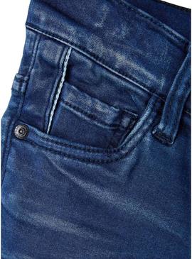 Calças Name It Theo Slim 1507 Denim Azul Menino