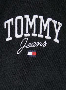 Casaca Tommy Jeans Cord Wool Preto Mulher