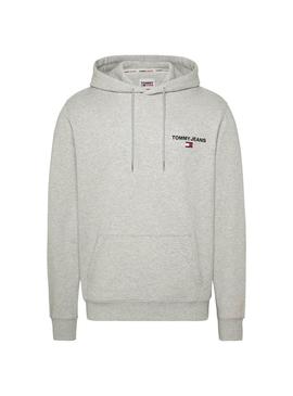 Sweat Tommy Jeans Entry Graphic Cinza Homem