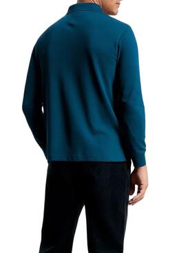 Polo Tommy Hilfiger 1985 Regular Azul para Homem