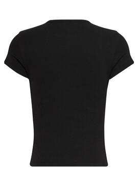 T-Shirt Tommy Jeans Essential Preto para Mulher