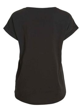 T-Shirt Vila Vidreamers New Preto para Mulher