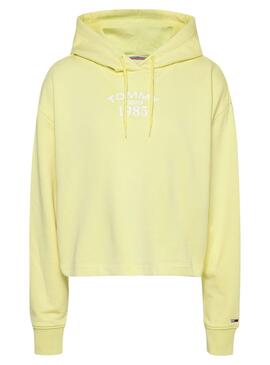 Sweat Tommy Jeans Rlx Essential Amarelo Mulher