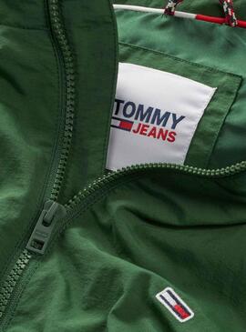 Casaca Tommy Jeans Essential Verde para Homem