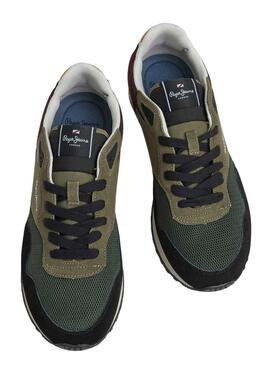 Sapatilhas Pepe Jeans London Forest Verde Homem