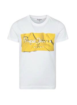 T-Shirt Pepe Jeans Raury Branco
