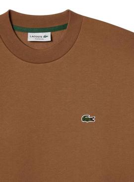 Sweat Lacoste Atemporal Marrom para Homem