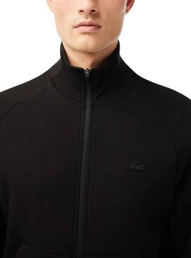 Sweat Lacoste Gola alta Preto para Homem
