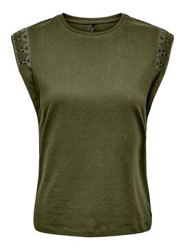 T-Shirt Only Tana Life Verde para Mulher