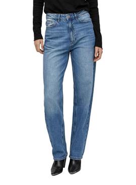 Calças Jeans Vila Vikelly conhece Azul para Mulher