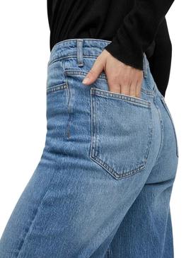 Calças Jeans Vila Vikelly conhece Azul para Mulher