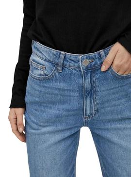 Calças Jeans Vila Vikelly conhece Azul para Mulher