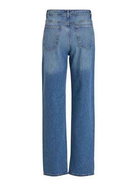 Calças Jeans Vila Vikelly conhece Azul para Mulher