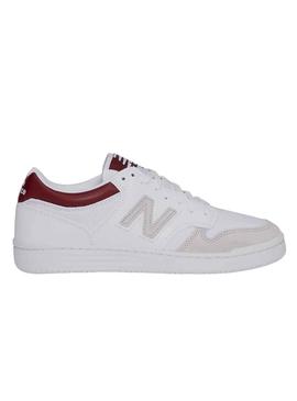 Sapatilhas New Balance 480 Branco e Bordeaux