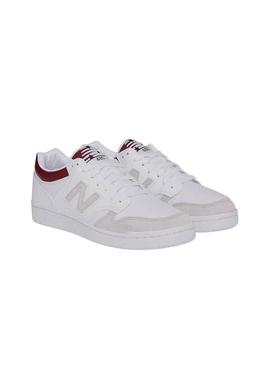 Sapatilhas New Balance 480 Branco e Bordeaux