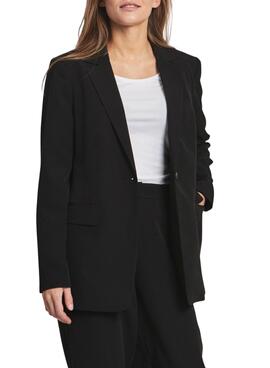 Blazer Vila Vikamma Preto para Mulher