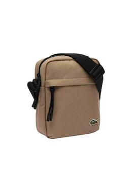 Bolsa Lacoste Camara Vertical Bege Homem