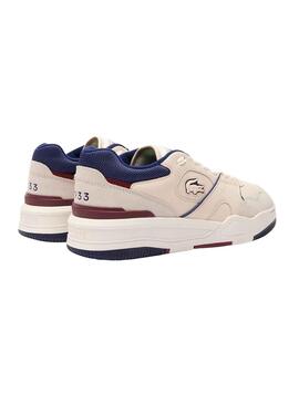 Sapatilhas Lacoste Lineshot Bege Marinho Homem
