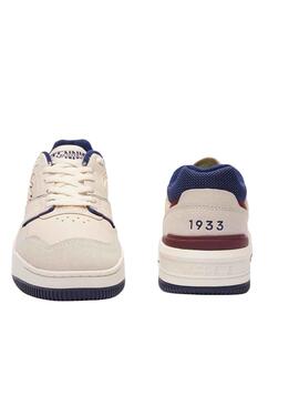 Sapatilhas Lacoste Lineshot Bege Marinho Homem