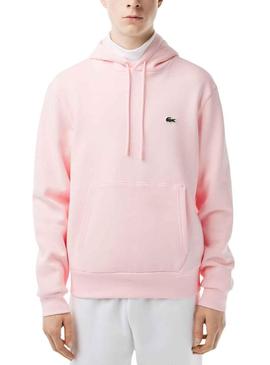 Sweat Lacoste Jogger Capuz Rosa para Homem