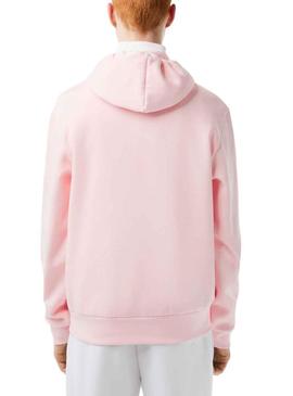 Sweat Lacoste Jogger Capuz Rosa para Homem