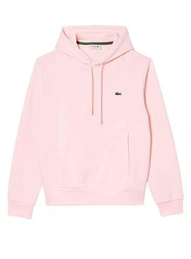 Sweat Lacoste Jogger Capuz Rosa para Homem