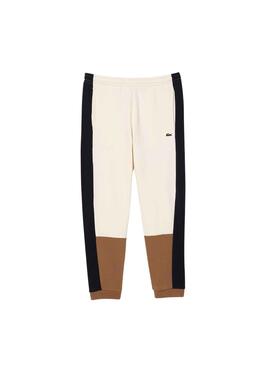 Calças Lacoste Jogger Treino Bege para Homem