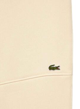 Calças Lacoste Jogger Felpa Bege Homem Mulher