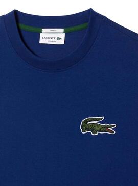 T-Shirt Lacoste Loose Fit Azul Homem Mulher