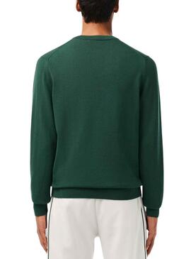 Camisola Lacoste Tricot Ecológico Verde para Homem
